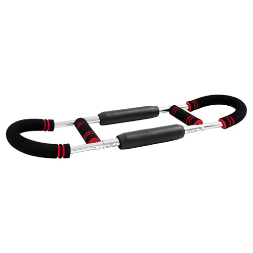 Twister Arm Trainer Upper Body Strength Builder 5 Levels Resistance Adjustment Detachable Arm Exercise Equipment U-Shaped Adjustable Trainer for Chest Wrists Back and Shoulders Exercise - color: Red
