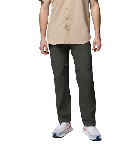 Columbia Men's Silver Ridge Convertible Pants - color: Gravel, size: 34W x 30L