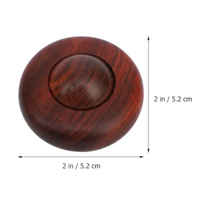 Handheld Wooden Massage Ball Small Round Hand Massager for Muscle Tension Relief Stress Relaxation Portable 2.04In Smooth Design