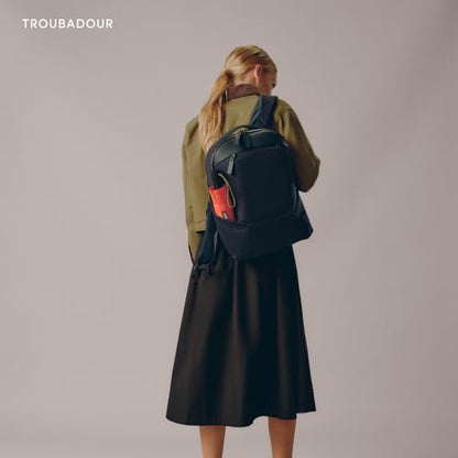 Troubadour Apex 4.0 Compact - 16L Premium Laptop Backpack - Ergonomic & Water Resistant - Designed for Work and Travel - Ink Blue - color: Ink Blue