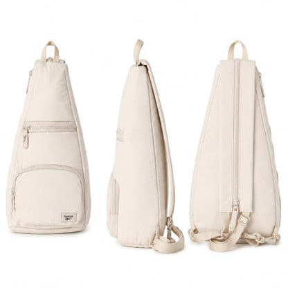 Reebok Unisex Crossbody Bag - Convertible Compact Durable Cross Body Bag for Women and Men - Gym and Travel Essentials, Size One Size, Maeves Stucco - color: Maeves Stucco