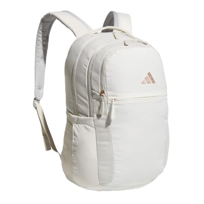 adidas PHNM Backpack for Laptop, School and Travel, 28L - color: Alumina Beige/Off White/Rose Gold
