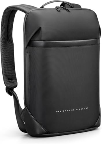 VGOAL 15.6 Inch Laptop Backpack Business Travel Anti-Theft Slim Backpack with USB Charging Port and RFID Pocket, Black, for Men and Women - color: Fg6310