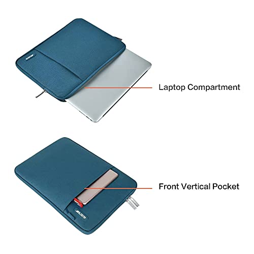 MOSISO Laptop Case 13 inch, Laptop Sleeve Compatible with MacBook Neo/Air/Pro 13 inch with A18/M5/M4/M3/M2/M1 Chip 2026-2016, Polyester Vertical Computer Sleeve Bag with Pocket, Deep Teal - color: Deep Teal, size: 13 inch