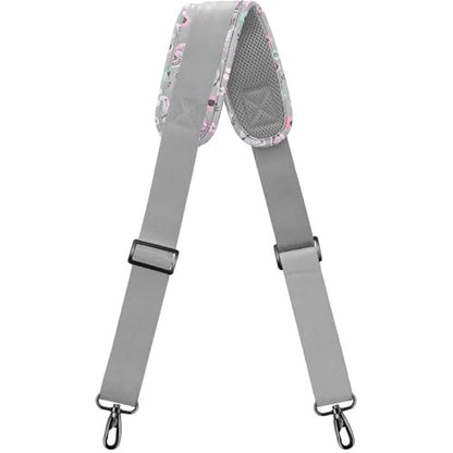 ZINZ Bag Shoulder Strap, Padded Adjustable Shoulder Strap Replacement - color: Butterfly, size: 57"