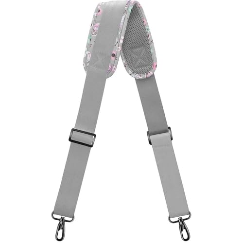 ZINZ Bag Shoulder Strap, Padded Adjustable Shoulder Strap Replacement - color: Butterfly, size: 57"