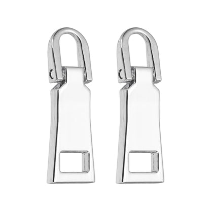 uxcell 2Pcs Zipper Pull Replacement, Detachable Metal Zipper Handle Mend Fixer Tab Repair for Luggage Suitcase Backpack Jacket Bags Boots Coat Handbags, Bronze - color: Bronze
