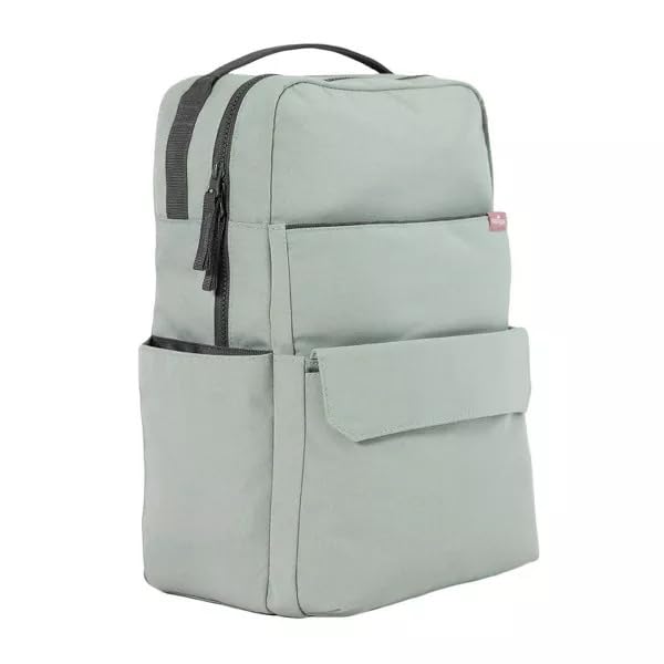 RED ROVR Roo Lightweight 1 LB Diaper Bag Backpack | 11 organizational pockets| Durable & Water-Resistant (Sage) - color: Sage (Stuffed)