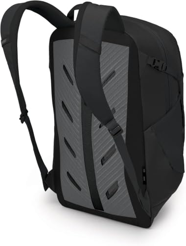 Osprey Axis Laptop Backpack – Sleek Everyday Pack with Laptop Sleeve, Water Bottle Pockets & Compression Straps - color: Black