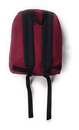 Backpack With Front Pockets And Laptop Sleeve To Carry Heavy Books,University Backpack With Padded Shoulder Straps Made in USA.(Maroon)