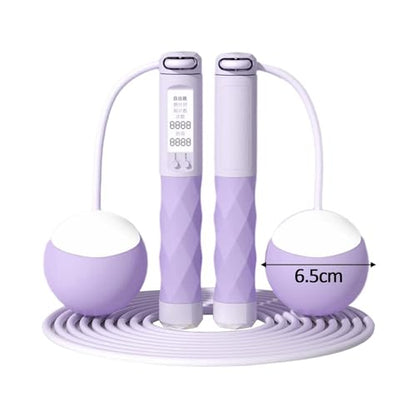 YIJU Cordless Skipping Rope with Digital Counter for Indoor Exercise And Training