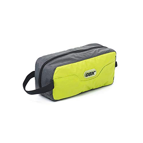 Gox Travel Small Toiletry Bag for Men Nylon Dopp Kit Medicine Bag Small Mesh Zipper Pouch Travel Organizer Pouch Shave Kits for Teens Toiletry Essentials Bathroom Compact (Green, 9.8*4.3*3.3 Inches) - color: Green, size: 9.8*4.3*3.3 Inches