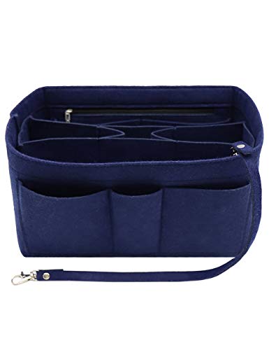 LEXSION Felt Insert Bag Organizer Bag In Bag For Handbag Purse Organizer Fits Speedy Neverful - color: Blue, size: Small