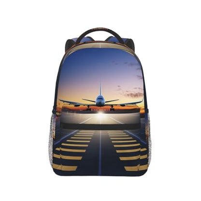 Travel Backpack airport Carry on Backpack Lightweight Business 15.6inch Laptop Backpack for Men Women - color: Airport