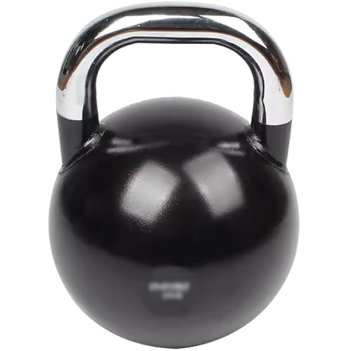 Kettlebell Weights Fitness Steel Competitive Kettle Bells, Muscle Training Dumbbells for Men and Women, Flat Bottom, Gym Exercise Equipment(14kg)