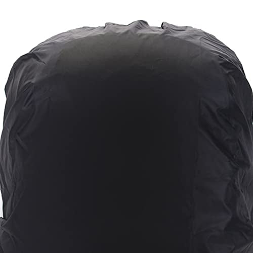 Black Reflective Oxford Cloth Backpack Rain Cover Lightweight for Hiking Fishing Traveling (XL (For 60-70L))