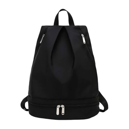 kowaku Gym Backpack Fitness Bag Travel Beach Waterproof Dry and Wet Separation with Shoe Compartment Adjustable Strap Small Gym Bag