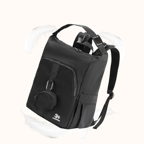 Diaper Bag Backpack with Changing Pad, Wet Dry Bag, Pacifier Case and Stroller Straps, Soft Cotton Lining, Baby Travel Bag for Moms and Dads（Black） - color: Black
