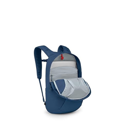 Osprey Farpoint Fairview Travel Daypack for Men and Women - Carry On Personal Item Backpack with Laptop Sleeve, Antique Blue - color: Antique Blue