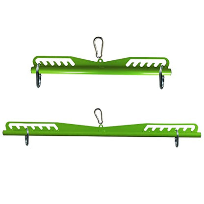 Adjustable Lat Pull down Bar, Cable Machine Attachments for Gym, Home Gym Fitness T-bar Row Pulldown Attachments, Lat Pull Down Machine Wide Grip Neutral Grip Handle - color: SP-2PCS BAR