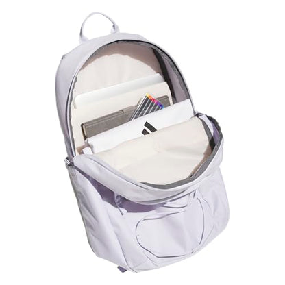 adidas Amplifier Backpack for Laptop, School and Gym, 28L, Frozen Purple/Bungie, OSFA - color: Frozen Purple/Bungie