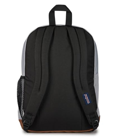 JanSport Cool Backpack with 15-inch Laptop Sleeve, Large Computer Bag Rucksack with 2 Compartments, Ergonomic Straps, Grounded Grey - color: Grounded Grey