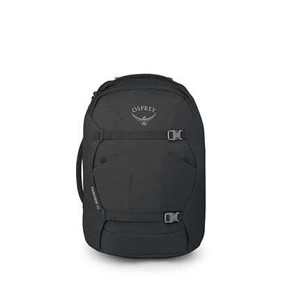 Osprey Fairview 40L Women's Travel Backpack - Carry On Bag with Laptop Sleeve and Toiletry Pocket, Black - color: Black, style: 40l