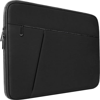 Laptop Case Sleeve 17 inch, Shockproof Protective Computer Carrying Cover with Front Pocket, Durable Laptop Sleeve for 17-17.3 inch HP, Dell, Acer, Asus, Notebook, Black - color: Black, size: 17 inch