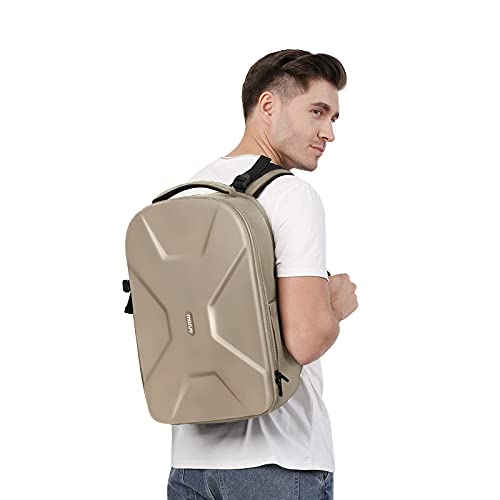MOSISO Camera Backpack, DSLR/SLR/Mirrorless Photography Camera Bag 15-16 inch Waterproof Hardshell Case with Tripod Holder&Laptop Compartment Compatible with Canon/Nikon/Sony, Camel - color: Camel