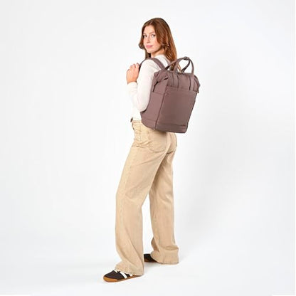 Samsonite Better Than Basics Convertible Backpack - Dual Carrying Options - Doctor-Bag Style Opening With Concealed Front Zipper - StackIt™ Strap Designed For Luggage Trolley - CHOCOLATE MAUVE
