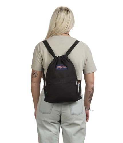 JanSport Draw Sack, Black - color: Black