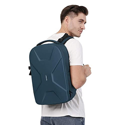 MOSISO Camera Backpack, DSLR/SLR/Mirrorless Photography Camera Bag 15-16 inch Waterproof Hardshell Case with Tripod Holder&Laptop Compartment Compatible with Canon/Nikon/Sony, Deep Teal - color: Deep Teal