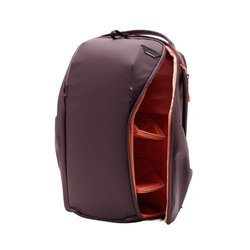 Peak Design Everyday Backpack Zip 20L, Eclipse, 270-Degree Zip, Dual Side Pockets, FlexFold Dividers, Fits 15" Laptop, For Camera Carry, Daily Commutes or Travel, Versatile Backpack for Men and Women - color: Eclipse, size: 20L