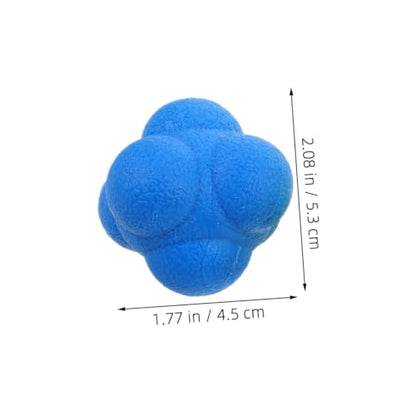 Sosoport 6pcs Hexagon Reaction Ball Hand Eye Coordination Trainer Hockey Equipment Enhance Reflexes Fitness Training Ball