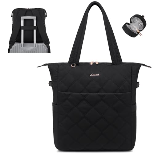 LOVEVOOK Diaper Bag Backpack,Diaper Bag Tote for Mom Dad with Changing Pad,Insulated Pockets, Convertible Lightweight Mom Backpack with Pacifier Case（Black） - color: Black