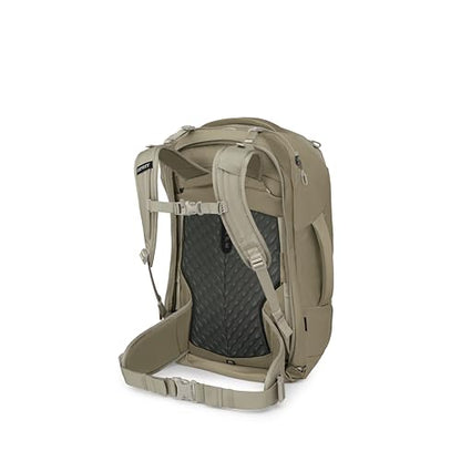 Osprey Fairview 40L Women's Travel Backpack - Carry On Bag with Laptop Sleeve and Toiletry Pocket, Sawdust-Olive Tan - color: Sawdust Olive Tan, style: 40l