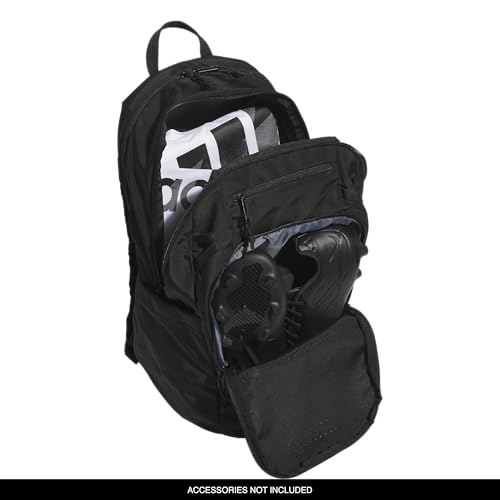 adidas Defender 5 Backpack for Sports, Gym, School and Travel, 33L, Black/White, OSFA - color: Black/White