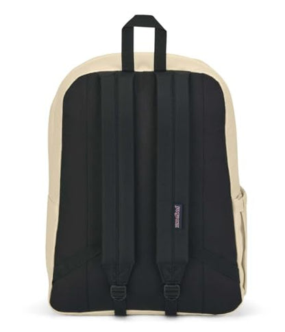 JanSport SuperBreak Plus Backpack with Padded 15-inch Laptop Sleeve and Integrated Bottle Pocket - Spacious and Durable Daypack for Work and Travel - Coconut - color: Coconut