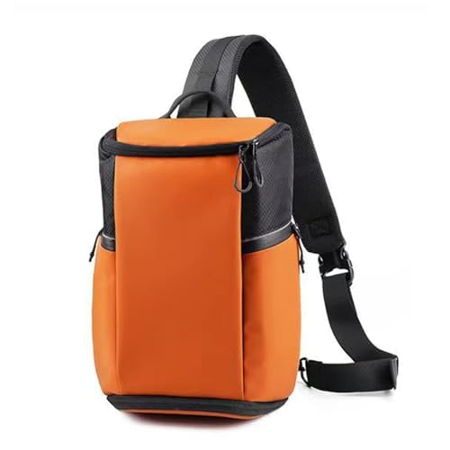 DSLR Camera Bag Waterproof Camera Sling Backpack with Rain Cover, Camera Backpacks for Photographers Hiking (Orange) - color: Orange