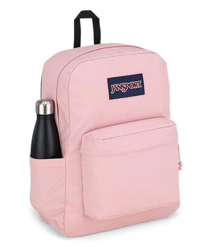JanSport Superbreak Backpack - Durable, Lightweight Premium Backpack, Misty Rose - color: Misty Rose