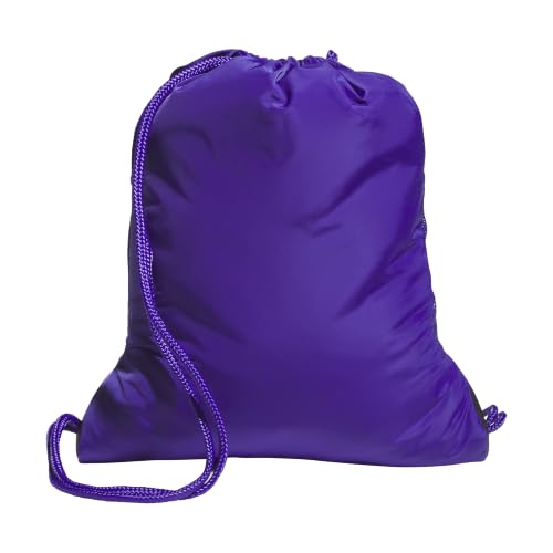 adidas Alliance Sackpack Drawstring Bag - color: Pure Purple/White/3