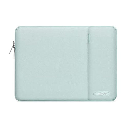 MOSISO Laptop Case 12.3 inch, 11.6-12.3 inch Laptop Sleeve Compatible with MacBook Air 11.6, Acer HP Dell Lenovo Samsung, Surface Pro, Polyester Vertical Computer Sleeve Bag with Pocket, Mint Green - color: Mint Green, size: 12.3 inch