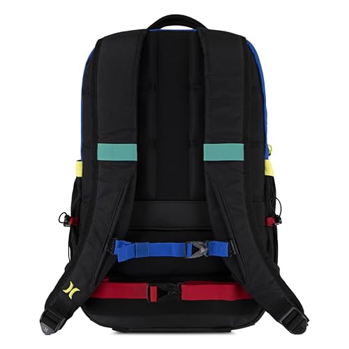 Commuter Travel Backpack - color: Black/Primary Multi