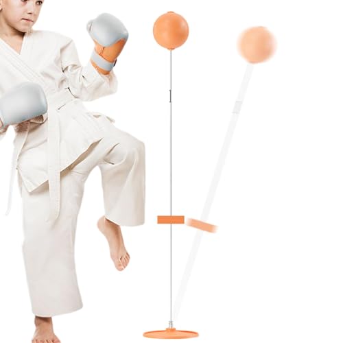 Punching Bag with Stand - Reflex Punching Bag - Freestanding Punching Ball | Speed Bag with Stand | Boxing Gear Trainer Punching Ball | Hand-Eye Coordination Workout Kit | Boxing Bag for Teen Adult - size: 154cm