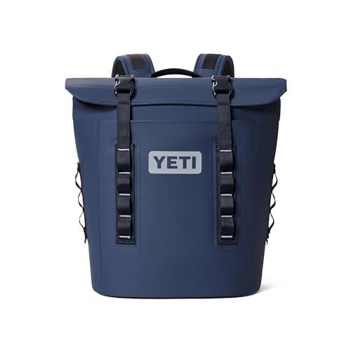 YETI Hopper M Series Backpack Soft Sided Coolers with MagShield Access - color: Classic Navy, size: M12