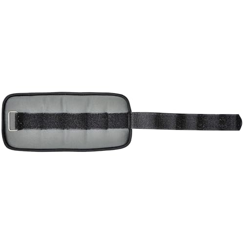 Fitvids Fully Adjustable Ankle Wrist Arm Leg Weights, 1-20LBS, Multiple Options - style: 3 lbs each (6-lb pair), Gray