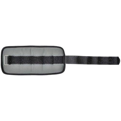 Fitvids Fully Adjustable Ankle Wrist Arm Leg Weights, 1-20LBS, Multiple Options - style: 3 lbs each (6-lb pair), Gray