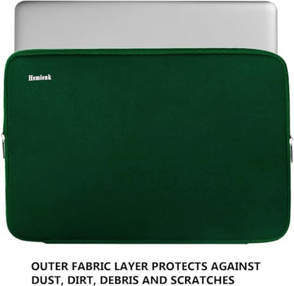 Laptop Sleeve Case, 15.6 Inch, Durable Shockproof Protective Cover Compatible with HP, ASUS, Lenovo, Acer, Notebook, Computer, Green - color: Green, size: 15.6 Inch