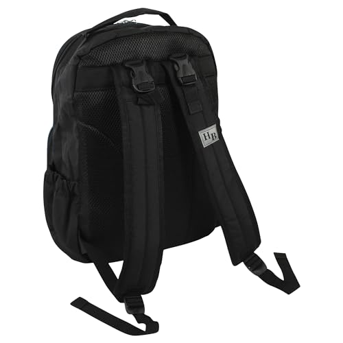 Hudson Baby Unisex Baby Premium Diaper Bag Backpack and Changing Pad, Black Gray, One Size - color: Black Gray
