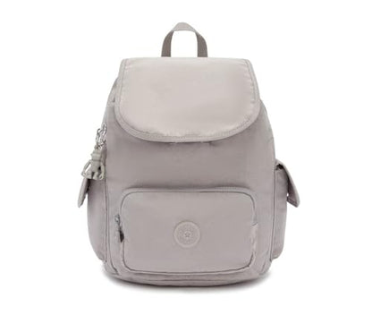 Kipling Women's City Pack S Backpacks, Grey Grey, 27x33.5x19 Centimeters (B x H x T) - color: Grey Grey, size: 27x33.5x19 centimeters (B x H x T)